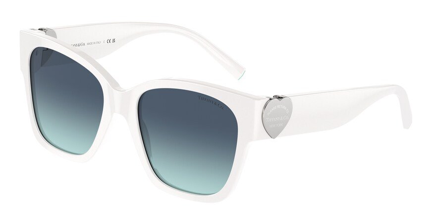 משקפי שמש טיפאני לנשים TF 4216 לבן מרובעות