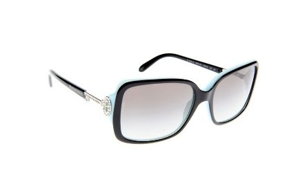 משקפי שמש טיפאני לנשים TF 4043-B שחור, תכלת אובאליות, מלבניות