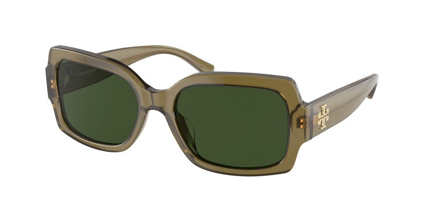 משקפי שמש טורי ברץ' לנשים TY 7135UM ירוק מלבניות