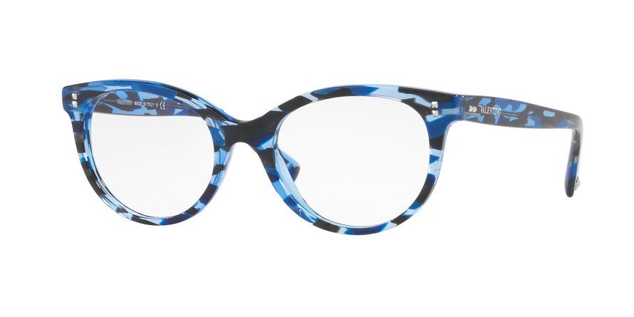 משקפי ראיה ולנטינו לנשים VA3009 כחול, מנומר אובאליות