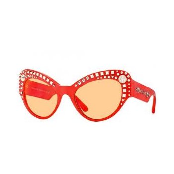משקפי שמש וורסצ'ה לנשים 4269 אדום חתולי, oversized - אוברסייז