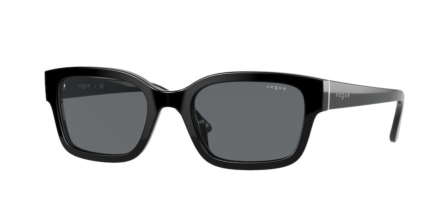 משקפי שמש ווג לנשים VO 5357-S שחור מלבניות