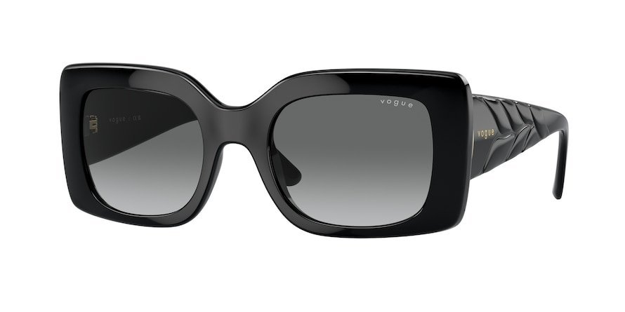 משקפי שמש ווג לנשים VO 5481-S שחור מלבניות