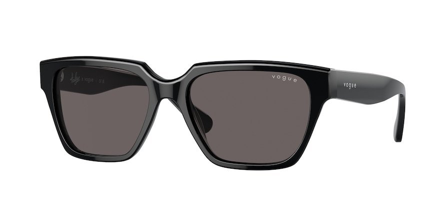 משקפי שמש ווג לנשים VO 5512-S שחור מלבניות