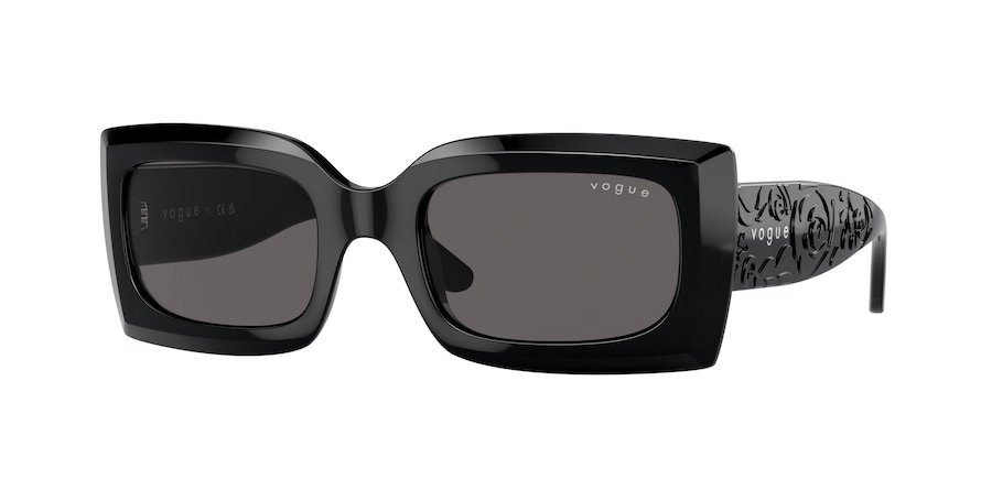 משקפי שמש ווג לנשים VO 5526-S שחור מלבניות