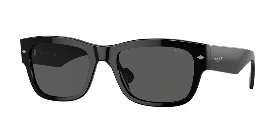 משקפי שמש ווג לגברים VO 5530-S שחור מלבניות