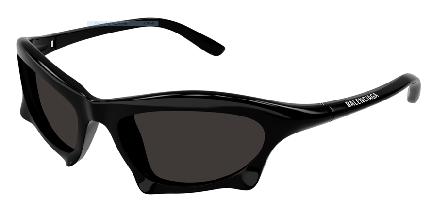 משקפי שמש בלנסיאגה לנשים BB0229S מבריק, שחור עגולות