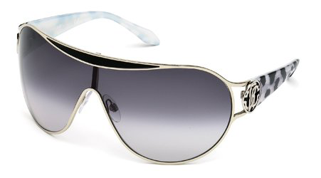 משקפי שמש רוברטו קוואלי לנשים marotiri 720S לבן, שחור oversized - אוברסייז