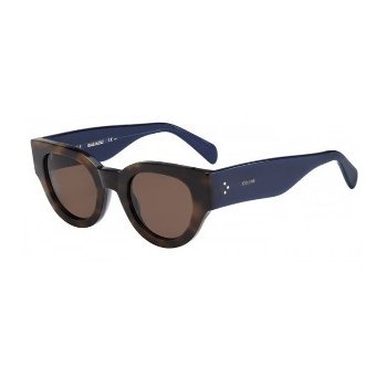 משקפי שמש סלין לנשים CL 41064/S חום, כחול, מנומר חתולי, עגולות