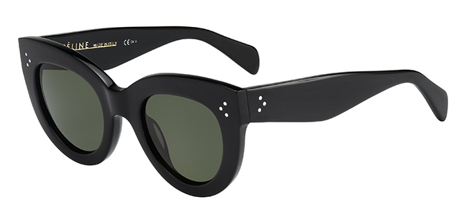 משקפי שמש סלין לנשים CL 41050/S שחור אובאליות, חתולי