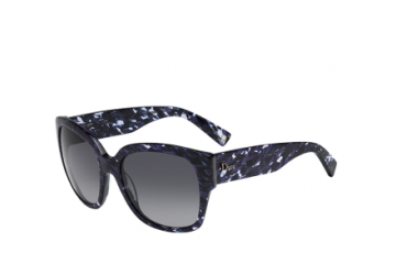 משקפי שמש כריסטיאן דיור לנשים Flanelle 2 כחול, לבן, שחור oversized - אוברסייז, חתולי, מרובעות