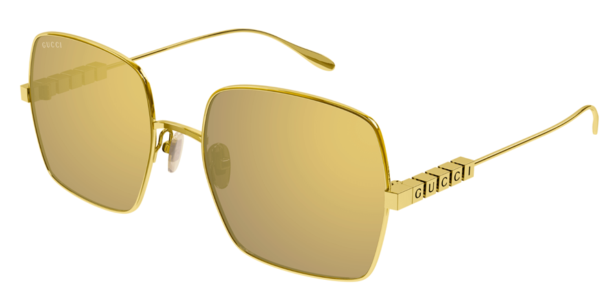 משקפי שמש גוצ'י לנשים GG1434S זהב מרובעות