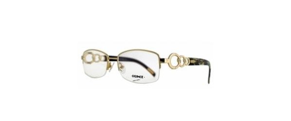 משקפי ראיה פרינס לנשים 57018 זהב, חום, לבן אובאליות