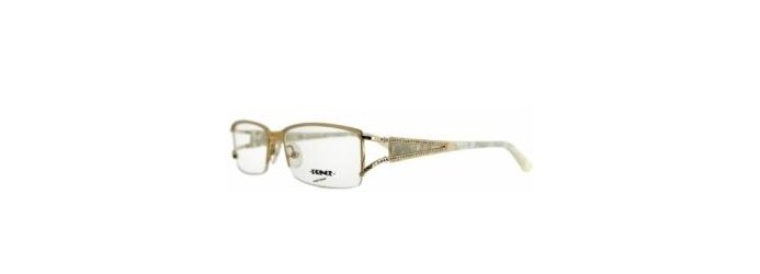 משקפי ראיה פרינס לנשים 57-021 זהב, לבן אובאליות
