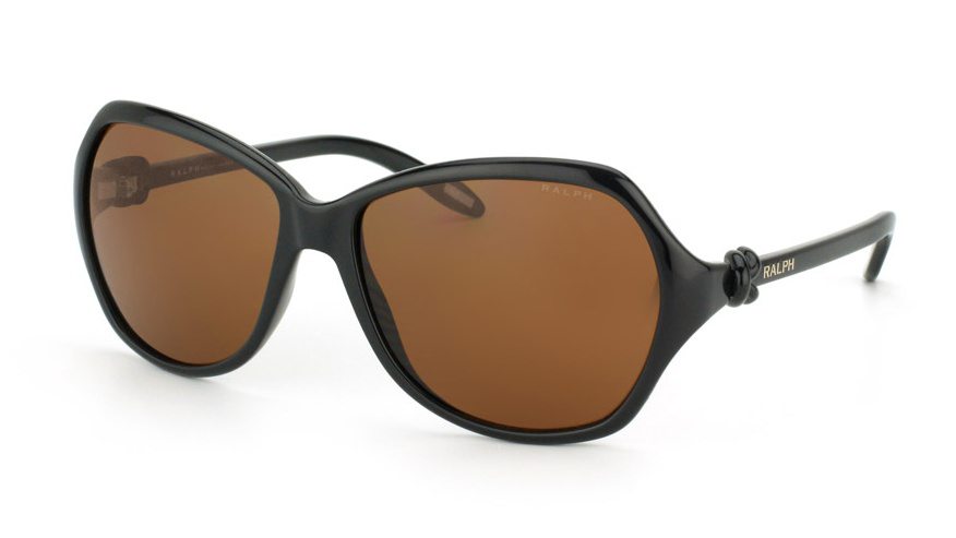 משקפי שמש ראלף לנשים RA5136 שחור עגולות, oversized - אוברסייז
