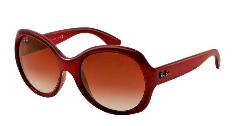 משקפי שמש רייבן לנשים RB 4191 בורדו, סגול עגולות, oversized - אוברסייז