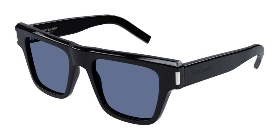 משקפי שמש איב סן לורן לנשים SL469 מבריק, שחור מרובעות