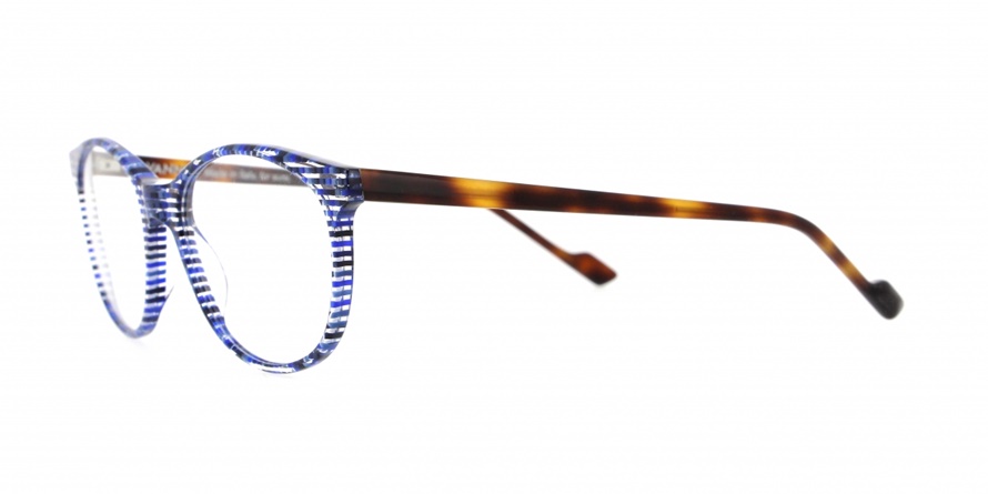 משקפי ראיה ואני V1302 חום, כחול, מבריק, מנומר עגולות