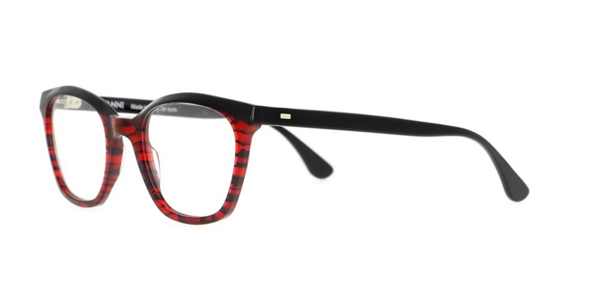 משקפי ראיה ואני V1480 אדום, מבריק, שחור עגולות