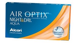 עדשות מגע חודשיות אייר אופטיקס Alcon Air Optix NIGHT&DAY AQUA
