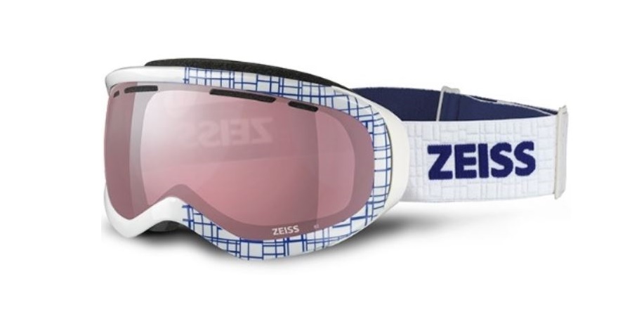 משקפי סקי | ZEISS צייס | S2 WHITE/BLUE SQUARES